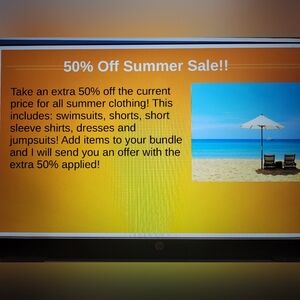Summer Sale!!